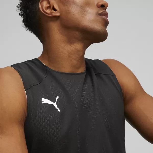  Pánsky obojstranný dres PUMA REVERSIBLE PRACTICE JERSEY 676640-01 PUMA BLACK 