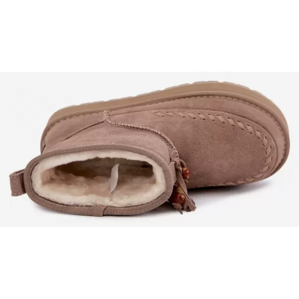  Dámske topánky BIG STAR SHOES UU274679 BEIGE 