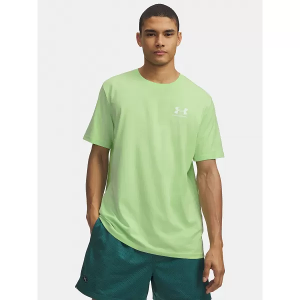  Pánske tričko UNDER ARMOUR M SPORTSTYLE LC SS 1326799-712 ZELENÁ 