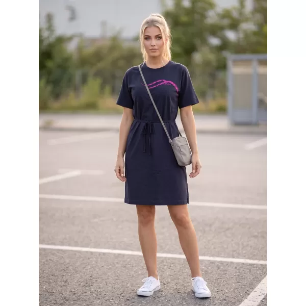  Dámske šaty ALTISPORT ALW001816 NÁMORNÁ MODRÁ 