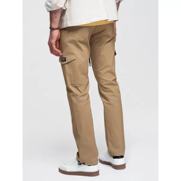  Pánske nohavice OMBRE P1526 LIGHT BROWN 