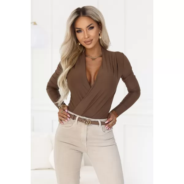 Dámske body NUMOCO 375-11 MOCCA HNEDÁ 
