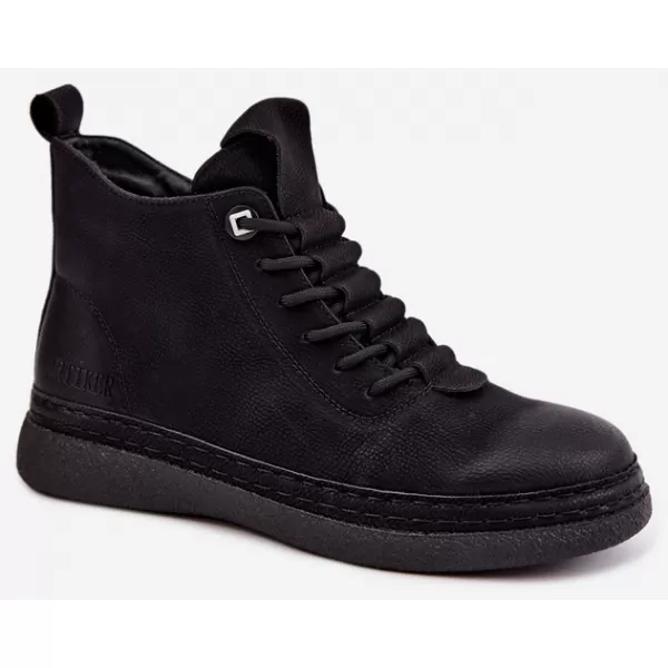  Dámske členkové topánky ARTIKER 59C1121 BLACK 