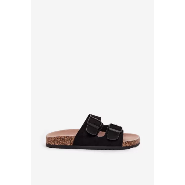  Dámske šľapky BOTO 26DZ21-107 BLACK 