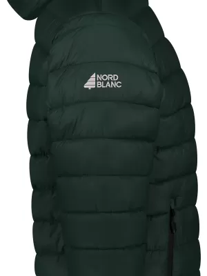 Pánska prešívaná bunda NORDBLANC BOUND WJM8388 TMAVO ZELENÁ