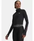 Dámske tričko UNDER ARMOUR TECH BRANDED 1/2 ZIP 6009988-001 ČIERNA
