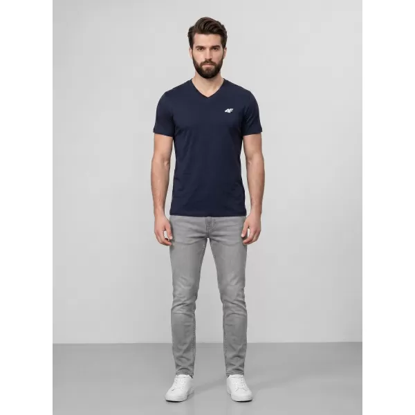  Pánske tričko 4F WMM00TTSHM3339 NAVY 