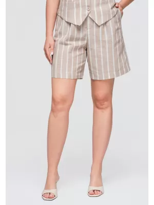 Dámske kraťasy OMBRE OW-ST-E0017 BEIGE