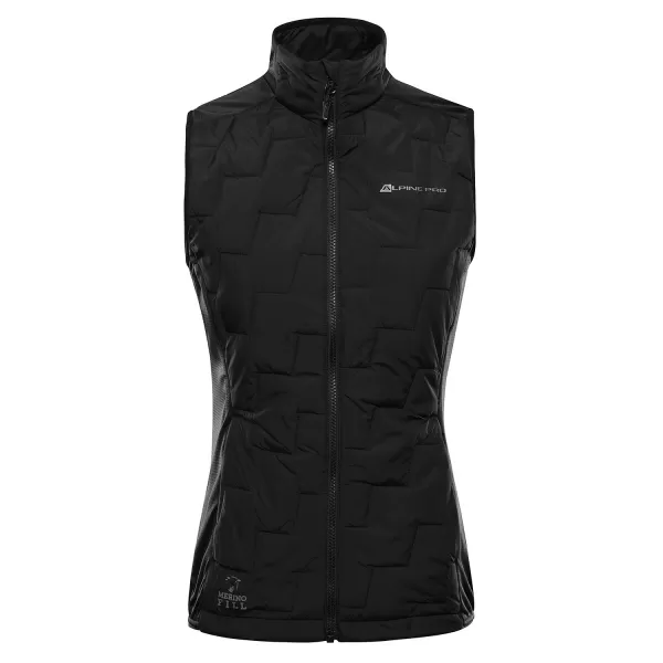  Dámska vesta ALPINE PRO NERCA BLACK 