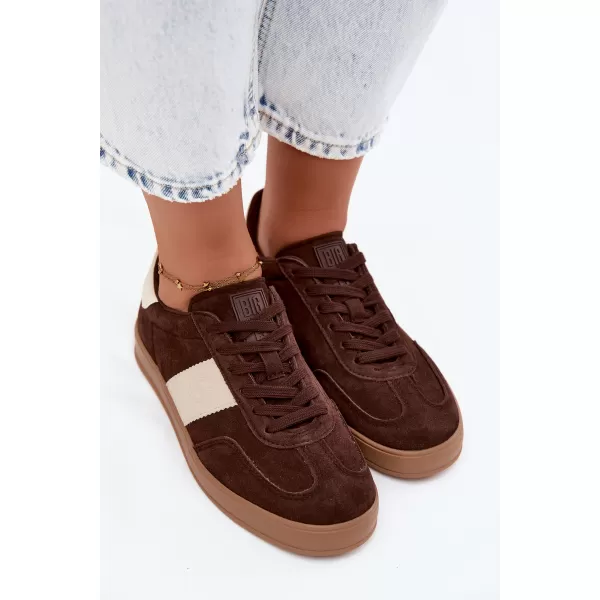  Dámske tenisky BIG STAR SHOES UU274008 BROWN/BEIGE 