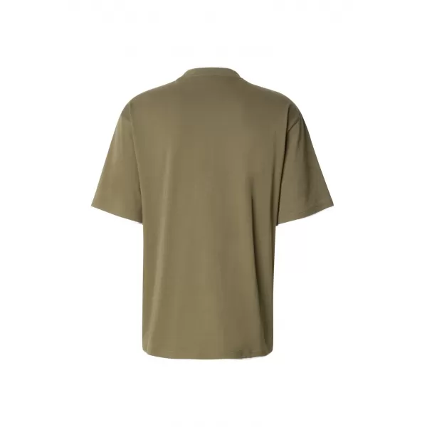  Pánske tričko URBAN CLASSICS TB029A-00824 OLIVE/WHITE 