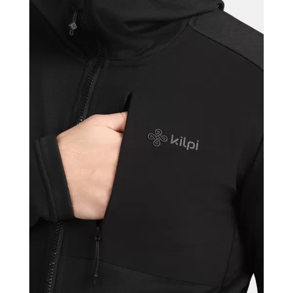  Pánska fleece mikina KILPI SEVELEN-M 1M0202KI ČIERNA 