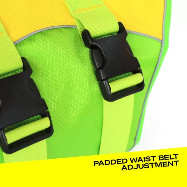  Vesta plávacia RESTUBE pro psy GREEN/YELLOW 