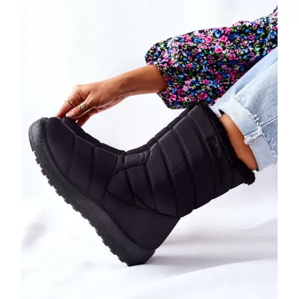  Dámske snehule BOTO 20SN26-3044/J74839 BLACK 
