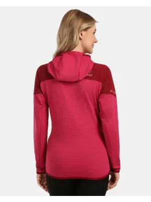 Dámska fleece mikina KILPI MEMPHIS-W 1L0201KI RUŽOVÁ