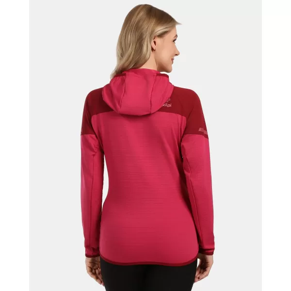  Dámska fleece mikina KILPI MEMPHIS-W 1L0201KI RUŽOVÁ 