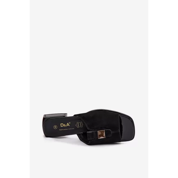  Dámske šľapky D&A JC61-1002 BLACK 
