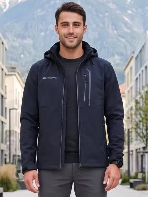 Pánska softshellová bunda ALPINE PRO GEDER NAVY