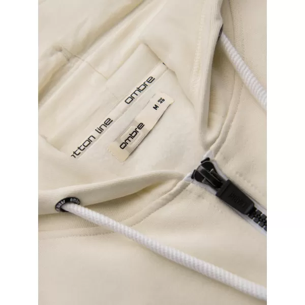  Pánska mikina OMBRE OM-SSBZ-0272 CREAM 