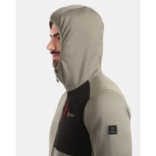  Pánska fleece mikina KILPI SEVELEN-M 1M0202KI ZELENÁ 