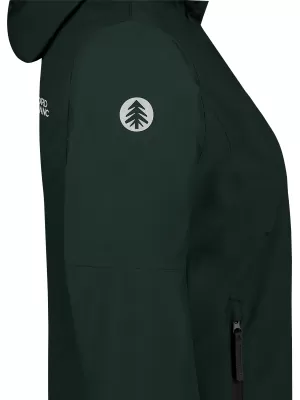 Dámska nepremokavá bunda NORDBLANC BOURNE NBSJL8317 TMAVO ZELENÁ