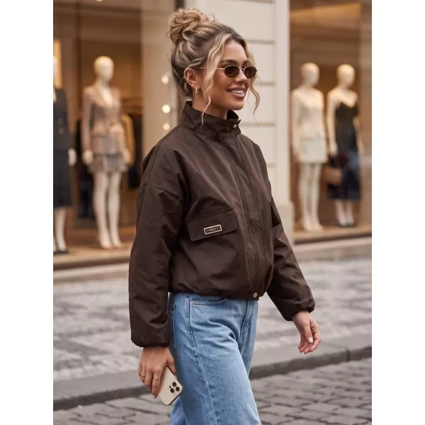  Dámska bunda DSTREET TY6022 HNEDÁ 