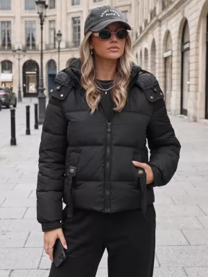 Dámska bunda DSTREET TY5747 ČIERNA