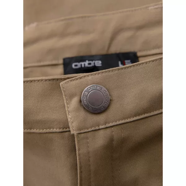  Pánske nohavice OMBRE P1517 KHAKI 
