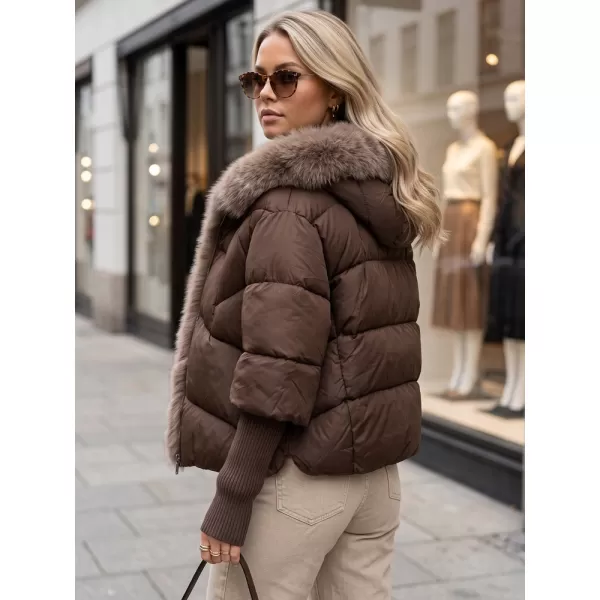  Dámska bunda DSTREET TY5989 HNEDÁ 