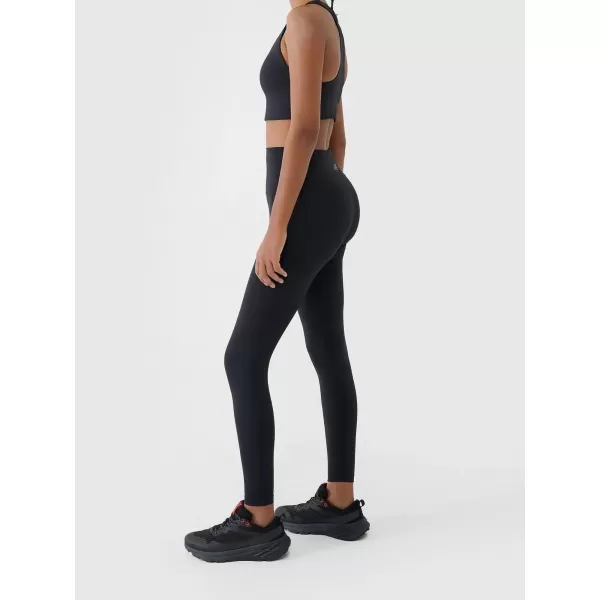  Dámske legíny 4F WAW25TTIGF242 DEEP BLACK 