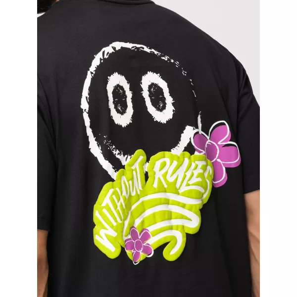  Pánske tričko OMBRE OM-TSPT-0288 BLACK 