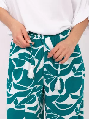 Dámske nohavice SUBLEVEL D73771M62237F DARK GREEN
