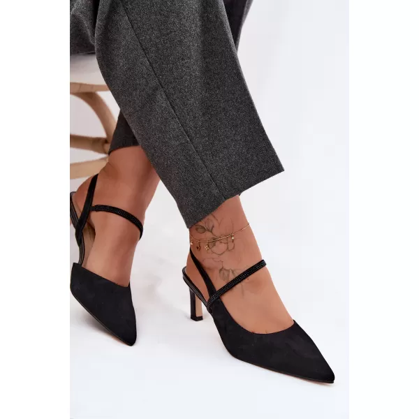  Dámske sandále D&A CR61-3048 BLACK 