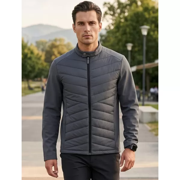  Pánska hybridná bunda MALFINI PREMIUM CROSS 555 LIGHT ANTHRACITE 