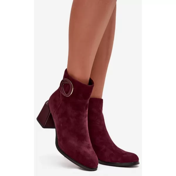  Dámske členkové topánky ARTIKER 57C0016 BORDO 