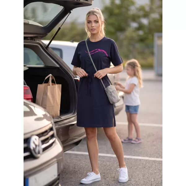  Dámske šaty ALTISPORT ALW001816 NÁMORNÁ MODRÁ 