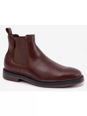 Pánske topánky BIG STAR SHOES UU174279 BROWN/BEIGE SHADOWS