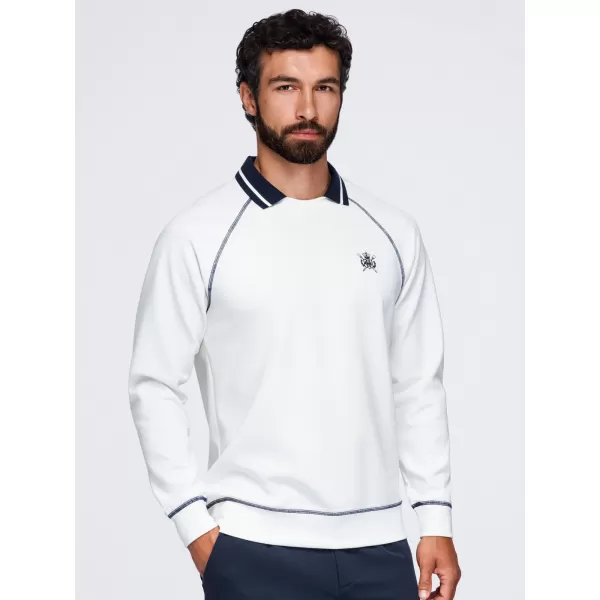  Pánska mikina OMBRE OM-SSNZ-0269 OFF-WHITE 