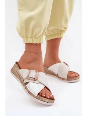 Dámske šľapky INBLU RV000016 BEIGE