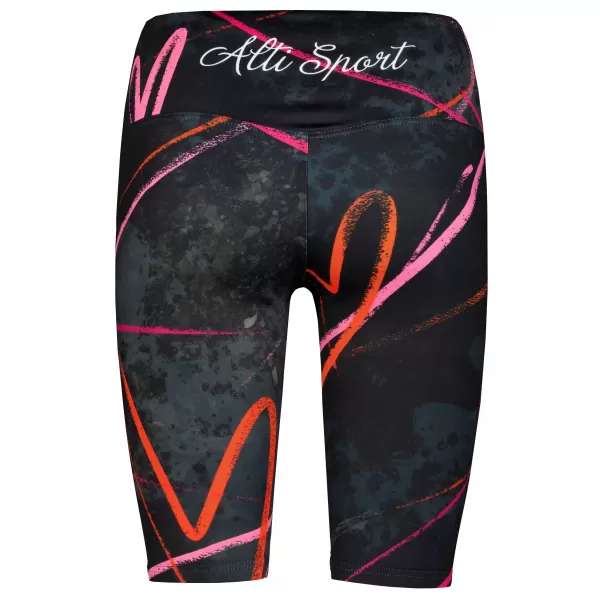  Dámske legíny nad kolená premium (nové veľkosti) ALTISPORT VOJ/ALW082LEG06 ČIERNA 