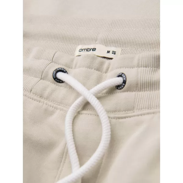  Pánske tepláky OMBRE OM-PABS-0304 LIGHT BEIGE 