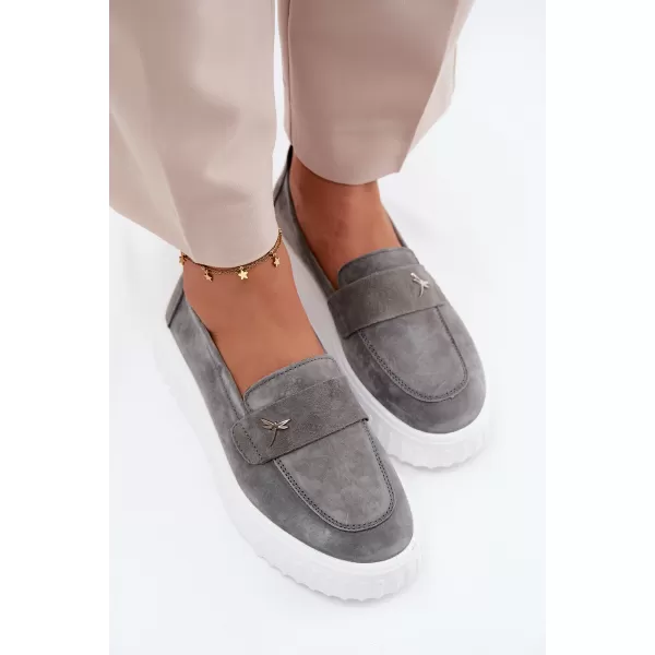  Dámske poltopánky VINCEZA 93218 GREY 