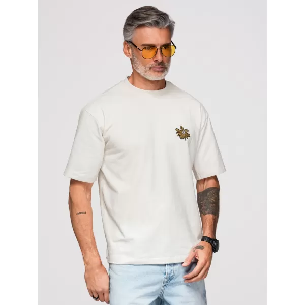  Pánske tričko OMBRE OM-TSCT-0275 OFF-WHITE 
