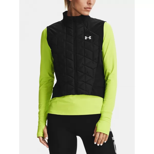  Dámska vesta UNDER ARMOUR CG REACTOR RUN STORM VEST 1355811-001 ČIERNA 