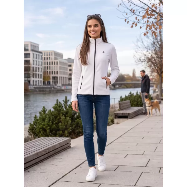  Dámska fleece mikina ALTISPORT ALW002852 BIELA 