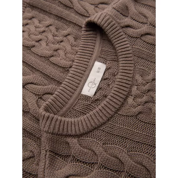 Pánsky sveter OMBRE OM-SWSW-0191 BROWN 