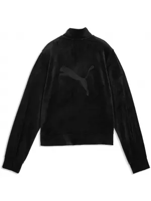 Dámska bunda PUMA ESS ELEVATED VELOUR TRACKJACKET 69402101 PUMA BLACK