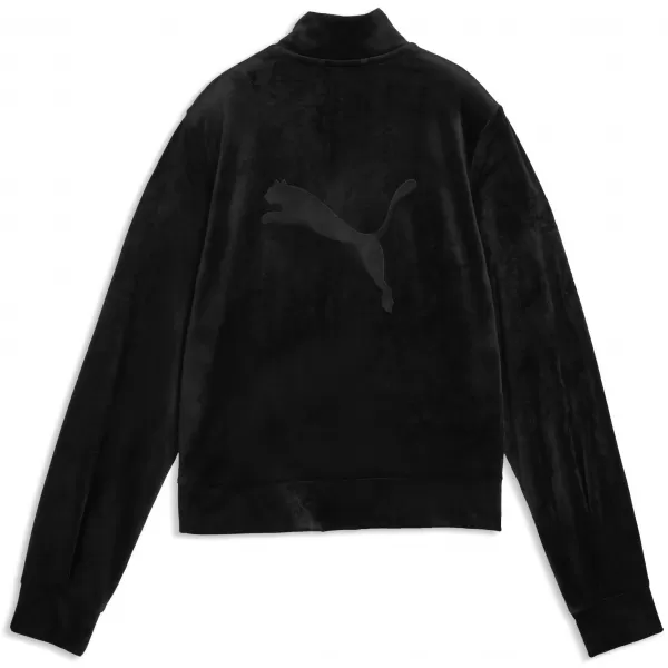  Dámska bunda PUMA ESS ELEVATED VELOUR TRACKJACKET 69402101 PUMA BLACK 