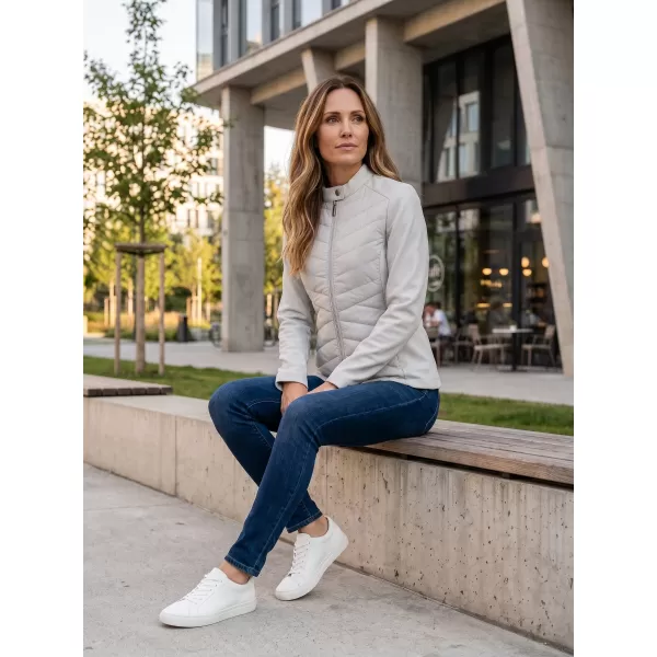 Dámska hybridná bunda MALFINI PREMIUM CROSS 556 SILVER GRAY 