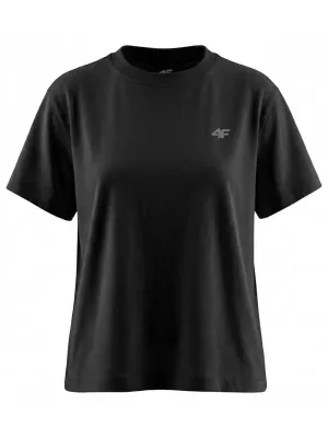Dámske tričko 4F WMM00TTSHF3310 DEEP BLACK
